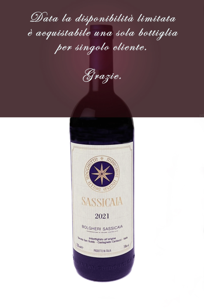 Tenuta San Guido - Sassicaia - Doc - 2021